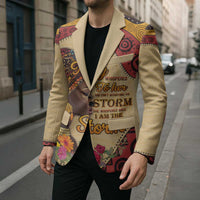 Black History Month Blazer African Woman Afro I Am The Storm - Wonder Print Shop