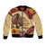 Black History Month Bomber Jacket African Woman Afro I Am The Storm - Wonder Print Shop