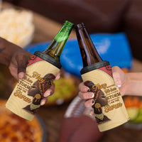 Black History Month 4 in 1 Can Cooler Tumbler African Woman Afro I Am The Storm - Wonder Print Shop