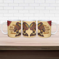 Black History Month Ceramic Mug African Woman Afro I Am The Storm - Wonder Print Shop
