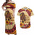 Black History Month Couples Matching Off Shoulder Maxi Dress and Hawaiian Shirt African Woman Afro I Am The Storm - Wonder Print Shop