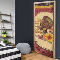 Black History Month Door Cover African Woman Afro I Am The Storm - Wonder Print Shop