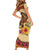 Black History Month Family Matching Short Sleeve Bodycon Dress and Hawaiian Shirt African Woman Afro I Am The Storm - Wonder Print Shop