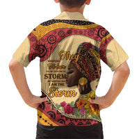Black History Month Hawaiian Shirt African Woman Afro I Am The Storm - Wonder Print Shop
