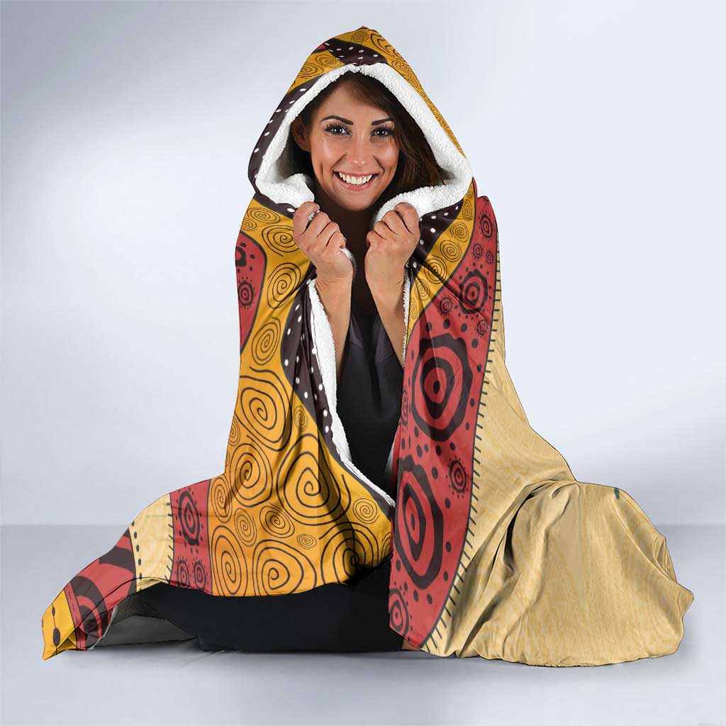 Black History Month Hooded Blanket African Woman Afro I Am The Storm - Wonder Print Shop