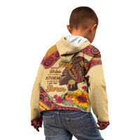 Black History Month Kid Hoodie African Woman Afro I Am The Storm - Wonder Print Shop