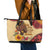 Black History Month Leather Tote Bag African Woman Afro I Am The Storm - Wonder Print Shop