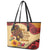 Black History Month Leather Tote Bag African Woman Afro I Am The Storm - Wonder Print Shop