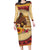 Black History Month Long Sleeve Bodycon Dress African Woman Afro I Am The Storm - Wonder Print Shop