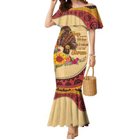 Black History Month Mermaid Dress African Woman Afro I Am The Storm - Wonder Print Shop