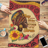Black History Month Puzzle African Woman Afro I Am The Storm - Wonder Print Shop