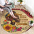 Black History Month Round Carpet African Woman Afro I Am The Storm - Wonder Print Shop