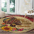 Black History Month Round Carpet African Woman Afro I Am The Storm - Wonder Print Shop