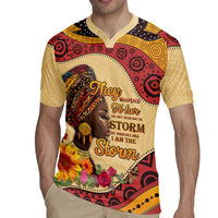 Black History Month Rugby Jersey African Woman Afro I Am The Storm - Wonder Print Shop