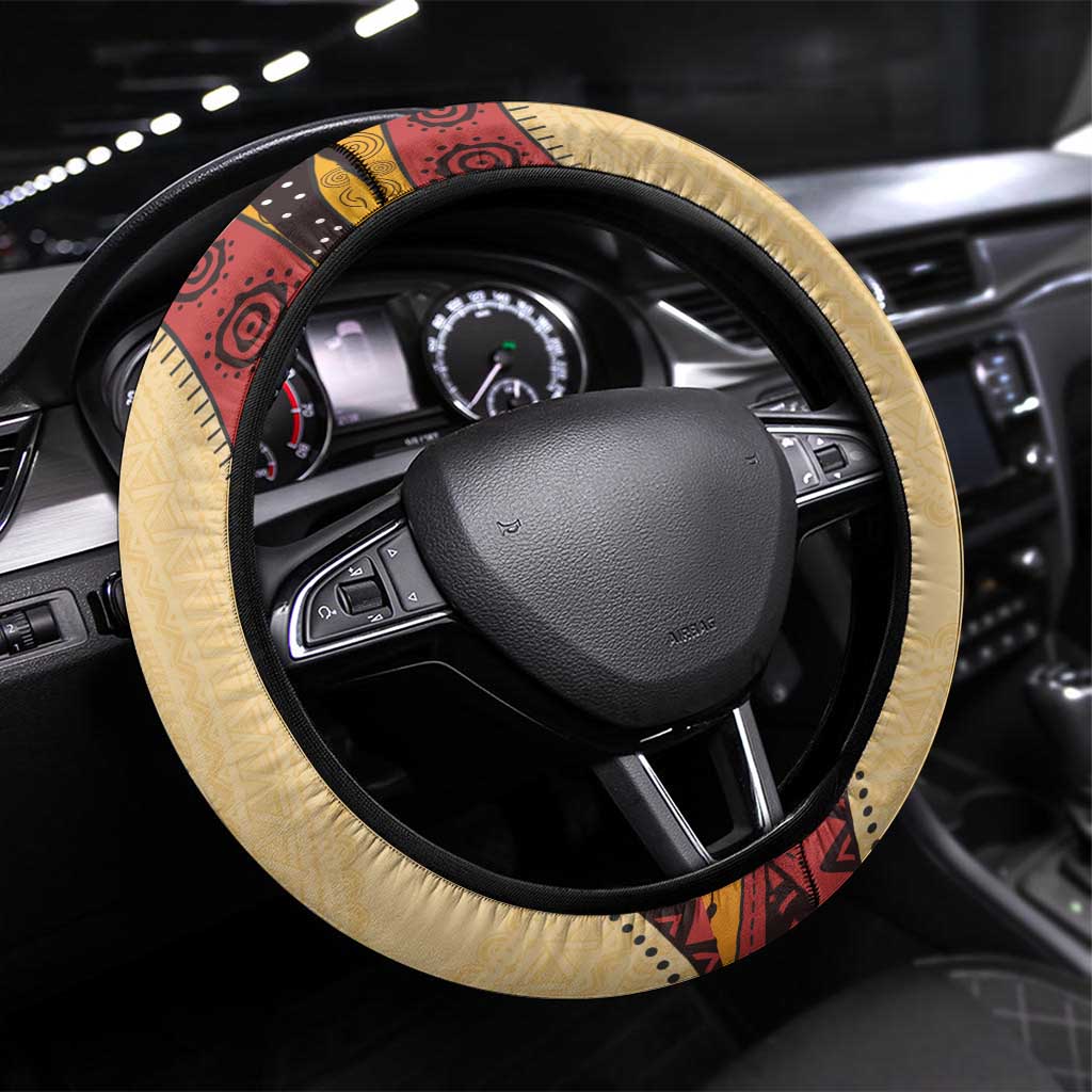 Black History Month Steering Wheel Cover African Woman Afro I Am The Storm - Wonder Print Shop