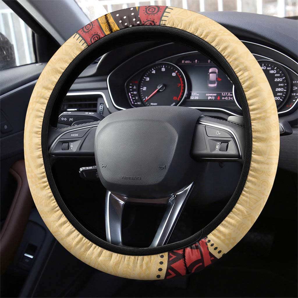 Black History Month Steering Wheel Cover African Woman Afro I Am The Storm - Wonder Print Shop