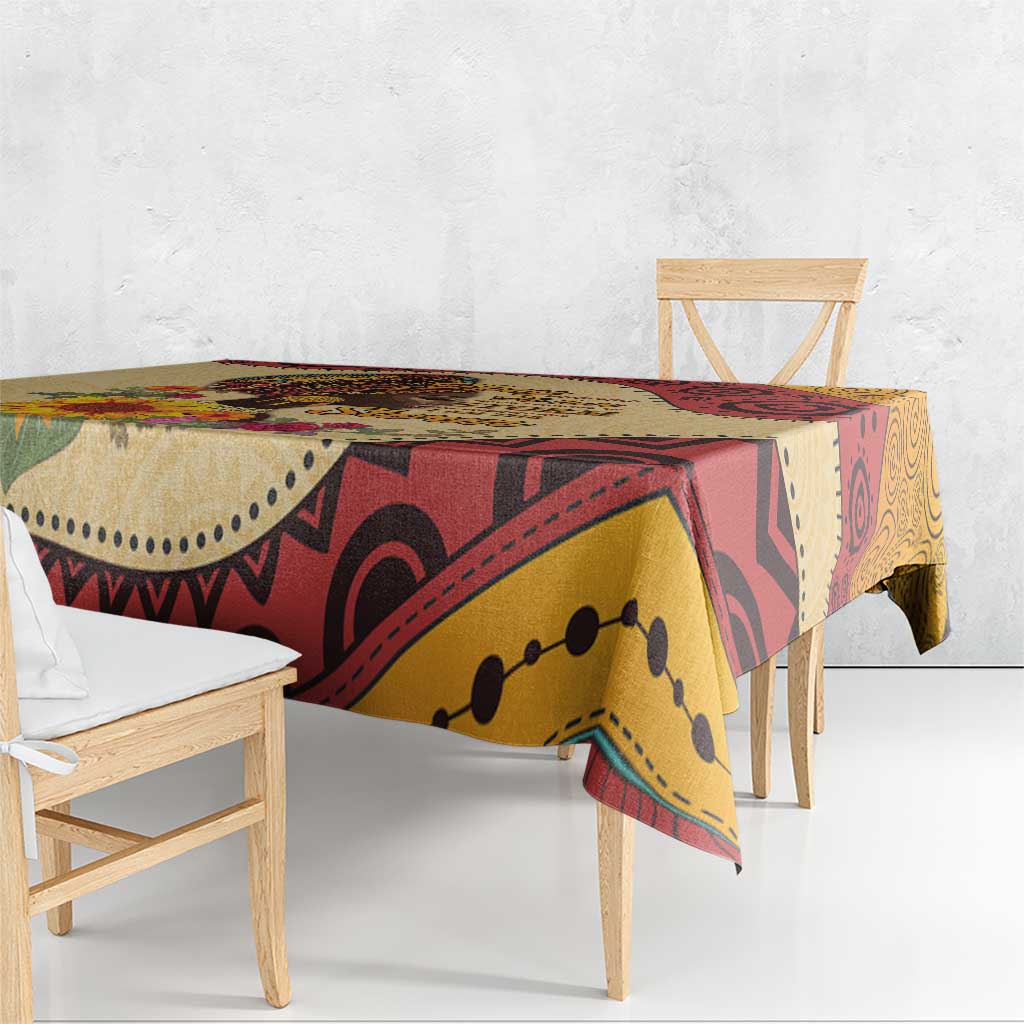 Black History Month Tablecloth African Woman Afro I Am The Storm - Wonder Print Shop