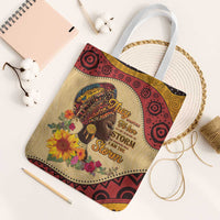 Black History Month Tote Bag African Woman Afro I Am The Storm - Wonder Print Shop