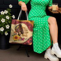 Black History Month Tote Bag African Woman Afro I Am The Storm - Wonder Print Shop