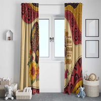 Black History Month Window Curtain African Woman Afro I Am The Storm - Wonder Print Shop
