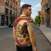 Black History Month Zipper Polo Shirt African Woman Afro I Am The Storm - Wonder Print Shop