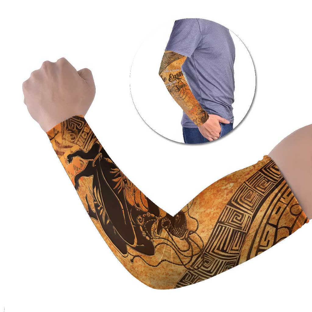 African Women Arm Sleeves She Is Rooted In The Earth and Rising Like The Sun - Wonder Print Shop
