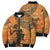 African Women Bomber Puffer Jacket She Is Rooted In The Earth and Rising Like The Sun - Wonder Print Shop