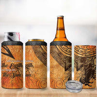 African Women 4 in 1 Can Cooler Tumbler She Is Rooted In The Earth and Rising Like The Sun - Wonder Print Shop