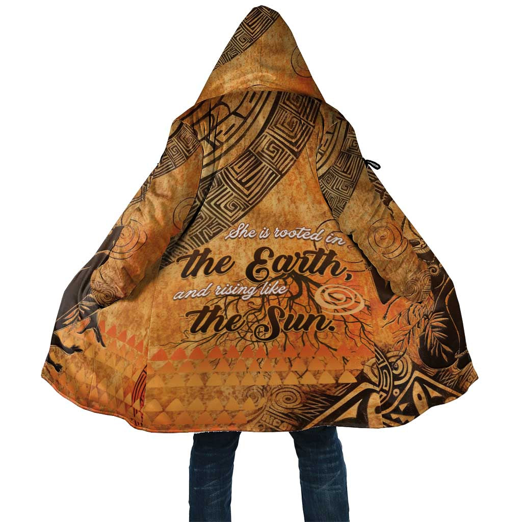 African Women Cloak She Is Rooted In The Earth and Rising Like The Sun - Wonder Print Shop
