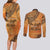 African Women Couples Matching Long Sleeve Bodycon Dress and Long Sleeve Button Shirt She Is Rooted In The Earth and Rising Like The Sun - Wonder Print Shop