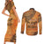 African Women Couples Matching Short Sleeve Bodycon Dress and Long Sleeve Button Shirt She Is Rooted In The Earth and Rising Like The Sun - Wonder Print Shop