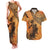 African Women Couples Matching Tank Maxi Dress and Hawaiian Shirt She Is Rooted In The Earth and Rising Like The Sun - Wonder Print Shop