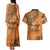 African Women Couples Matching Tank Maxi Dress and Hawaiian Shirt She Is Rooted In The Earth and Rising Like The Sun - Wonder Print Shop