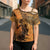 African Women Cross Shoulder Shirt She Is Rooted In The Earth and Rising Like The Sun - Wonder Print Shop