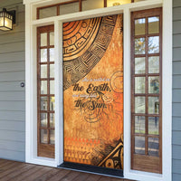 African Women Door Cover She Is Rooted In The Earth and Rising Like The Sun - Wonder Print Shop