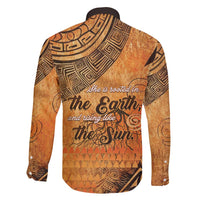 African Women Family Matching Long Sleeve Bodycon Dress and Hawaiian Shirt She Is Rooted In The Earth and Rising Like The Sun - Wonder Print Shop
