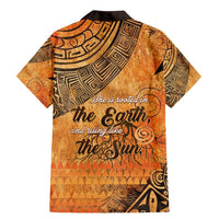 African Women Family Matching Mermaid Dress and Hawaiian Shirt She Is Rooted In The Earth and Rising Like The Sun - Wonder Print Shop