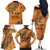 African Women Family Matching Off The Shoulder Long Sleeve Dress and Hawaiian Shirt She Is Rooted In The Earth and Rising Like The Sun - Wonder Print Shop