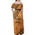 African Women Family Matching Off Shoulder Maxi Dress and Hawaiian Shirt She Is Rooted In The Earth and Rising Like The Sun - Wonder Print Shop