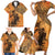 African Women Family Matching Short Sleeve Bodycon Dress and Hawaiian Shirt She Is Rooted In The Earth and Rising Like The Sun - Wonder Print Shop