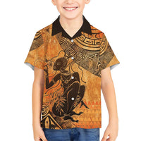 African Women Family Matching Short Sleeve Bodycon Dress and Hawaiian Shirt She Is Rooted In The Earth and Rising Like The Sun - Wonder Print Shop