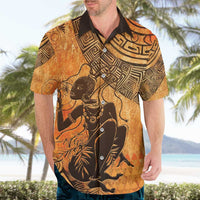 African Women Hawaiian Shirt She Is Rooted In The Earth and Rising Like The Sun - Wonder Print Shop