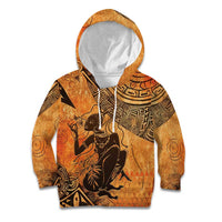 African Women Kid Hoodie She Is Rooted In The Earth and Rising Like The Sun - Wonder Print Shop