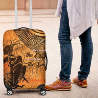 African Women Luggage Cover She Is Rooted In The Earth and Rising Like The Sun - Wonder Print Shop