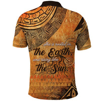 African Women Polo Shirt She Is Rooted In The Earth and Rising Like The Sun - Wonder Print Shop
