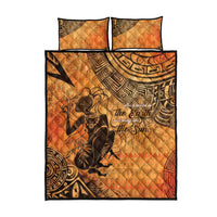 African Women Quilt Bed Set She Is Rooted In The Earth and Rising Like The Sun - Wonder Print Shop