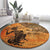 African Women Round Carpet She Is Rooted In The Earth and Rising Like The Sun - Wonder Print Shop