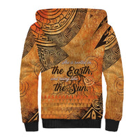 African Women Sherpa Hoodie She Is Rooted In The Earth and Rising Like The Sun - Wonder Print Shop