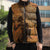 African Women Sleeveless Puffer Jacket She Is Rooted In The Earth and Rising Like The Sun - Wonder Print Shop