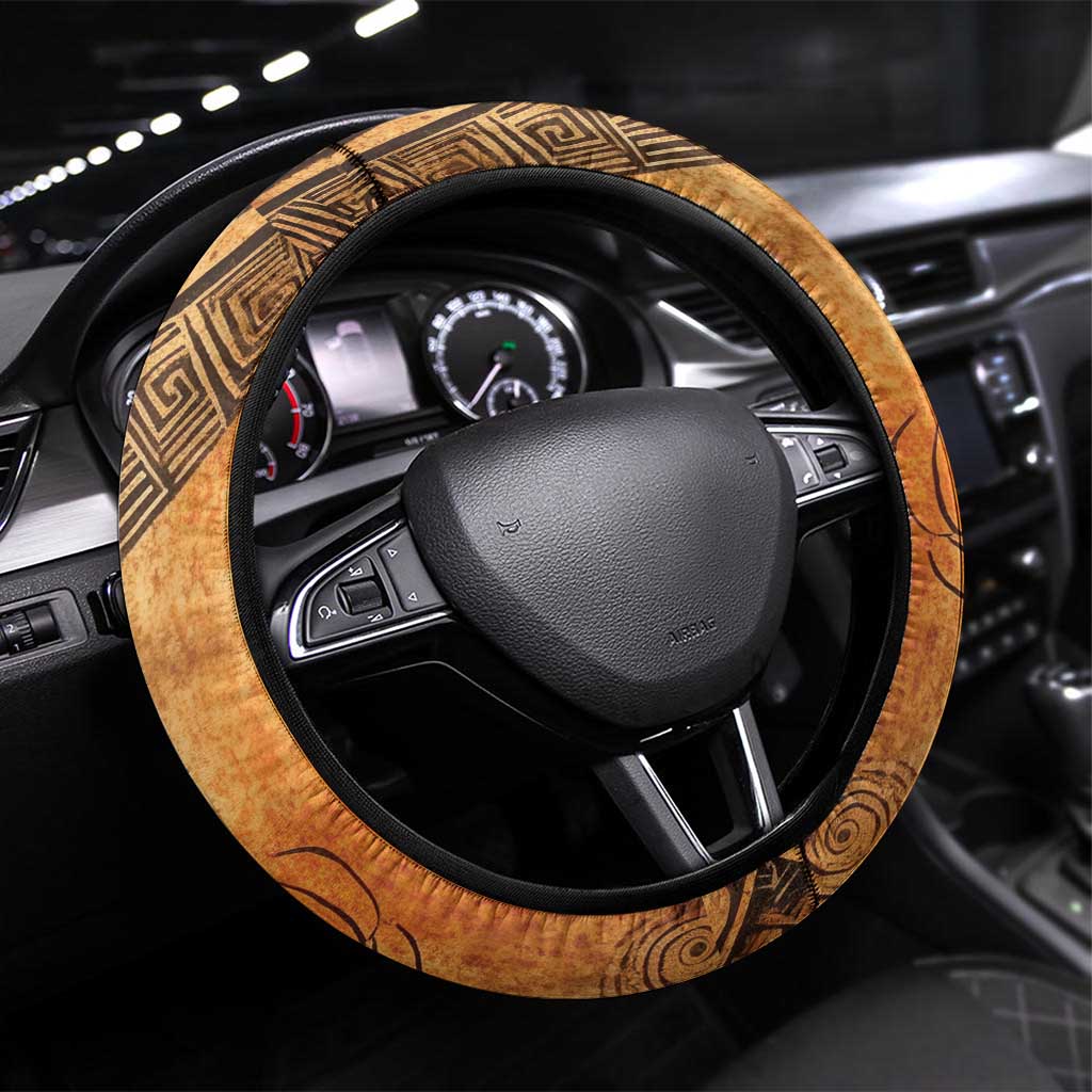 African Women Steering Wheel Cover She Is Rooted In The Earth and Rising Like The Sun - Wonder Print Shop